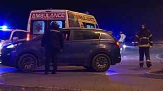 فرضت الشرطة طوقاً أمنياً حول مكان وقوع الحادث 