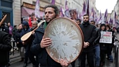 Акция солидарности в память об убитых в Париже курдах. Париж, Франция. 26 декабря 2022.
