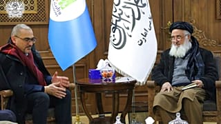 دیدار رامیز الاکبروف با قاری دین محمد حنیف