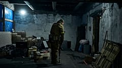 Unterirdisches Kommandozentrum der Armee der Ukraine in Bachmut