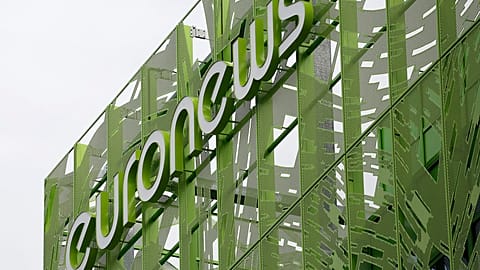  This Sept. 22, 2015 file photo shows the headquarters of Euronews television