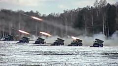 Российская военная техника в ходе совместных учений на территории Беларуси