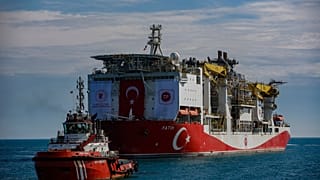 Турецкое буровое судно Fatih, обнаружившее новое месторождение газа