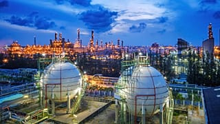 پالایشگاه و تاسیسات ذخیره گاز