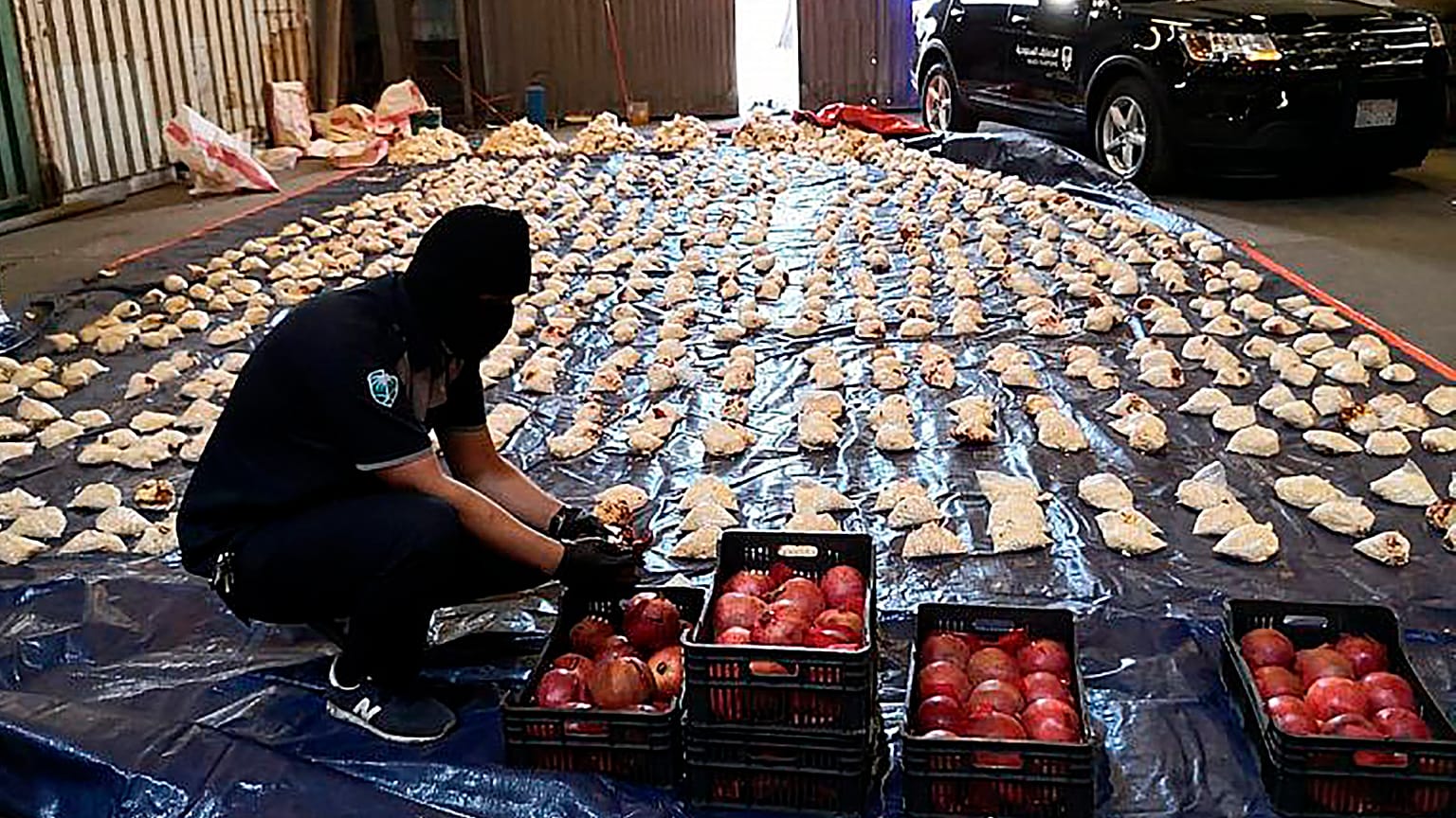  الجمارك السعودية تحبط محاولة تهريب ملايين حبوب الكبتاغون. 2021/04/23