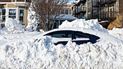 آثار العاصفة الثلجية في الولايات المتحدة