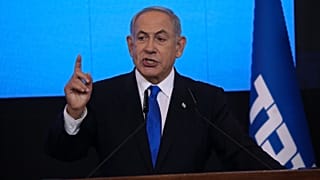 FILE - Benjamin Netanyahu, former Israeli Prime Minister and the head of Likud party
