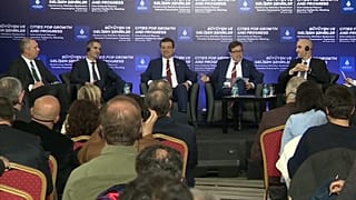 Στιγμιότυπο από την εκδήλωση στην Κωνσταντινούπολη