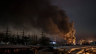 Последствия удара дрона по объекту в Киевской области. 19 декабря 2022 года