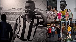 Born in the neighboring state of Minas Gerais, Pele spent almost all of his career at Santos FC.