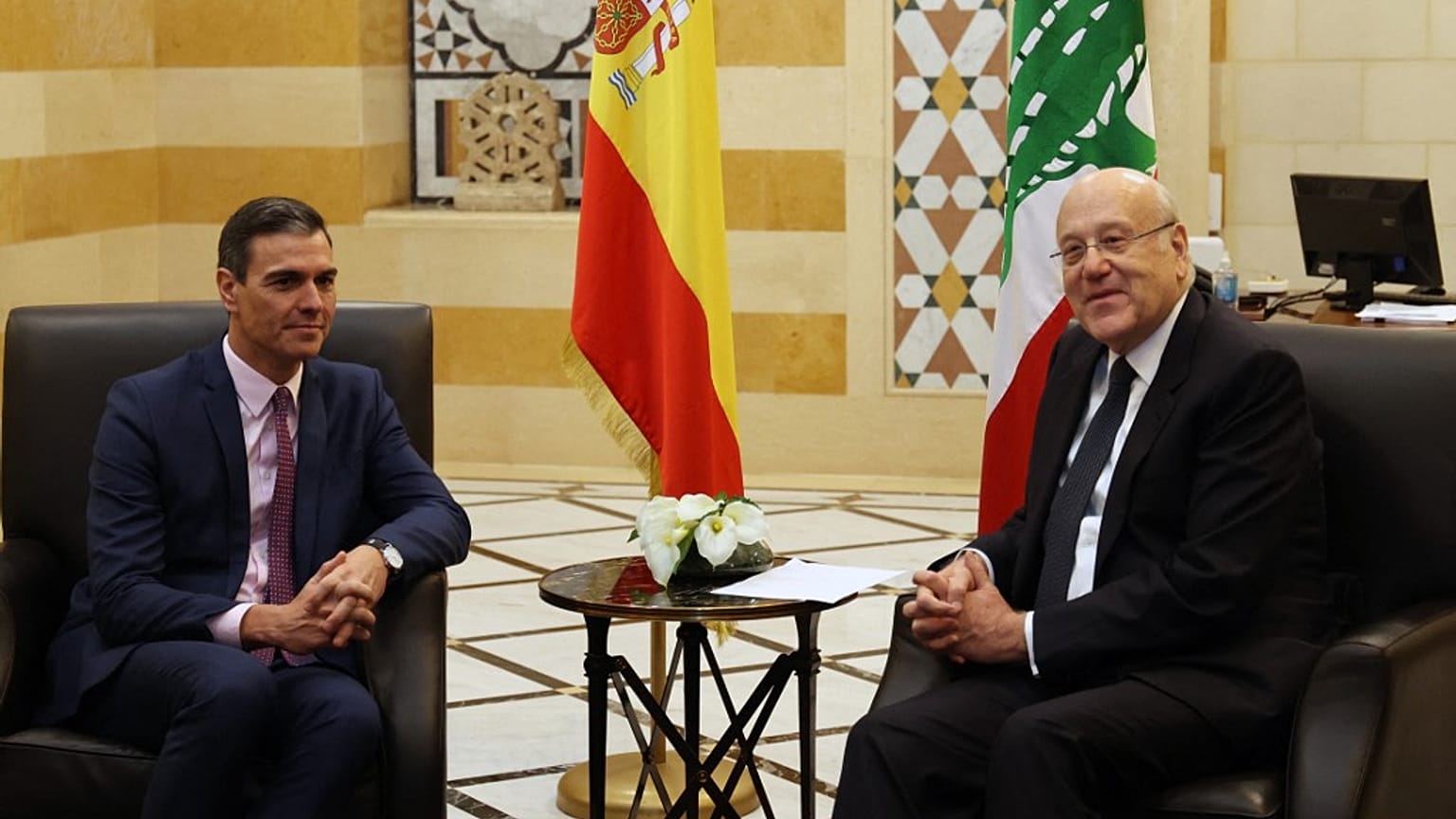 Pedro Sánchez visita o Líbano