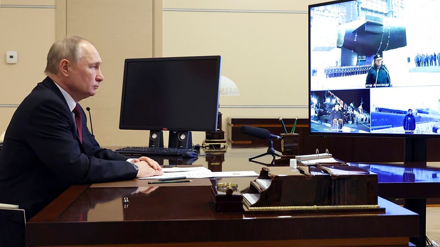 Le président russe Vladimir Poutine, le 29/12/2022