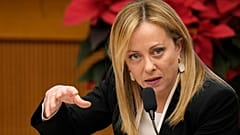 Giorgia Meloni sajtótájékoztatót tart csütörtökön