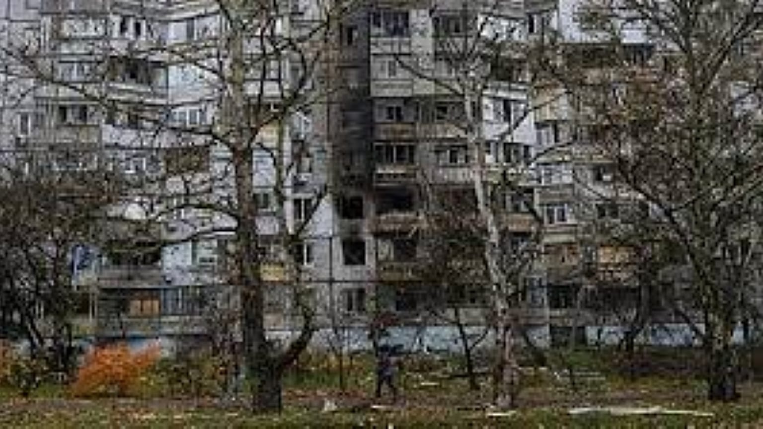 In der Korabel-Siedlung in Cherson leben noch 7000 Menschen