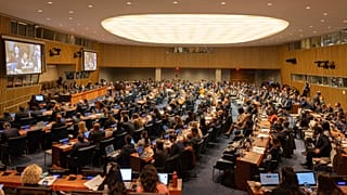 يحضرأعضاء مجلس الأمن اجتماعاً للجنة إنهاء الاستعمار التابعة للأمم المتحدة في مقرها- 11 نوفمبر 2022.