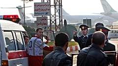 صورة من الارشيف-حادث بمطار مهرآباد في طهران