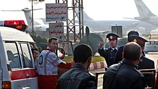 صورة من الارشيف-حادث بمطار مهرآباد في طهران