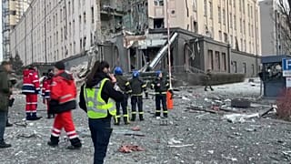 Un hôtel touché à Kiev