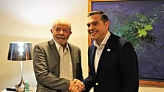 Λούλα ντα Σιλβα και Αλέξης Τσίπρας