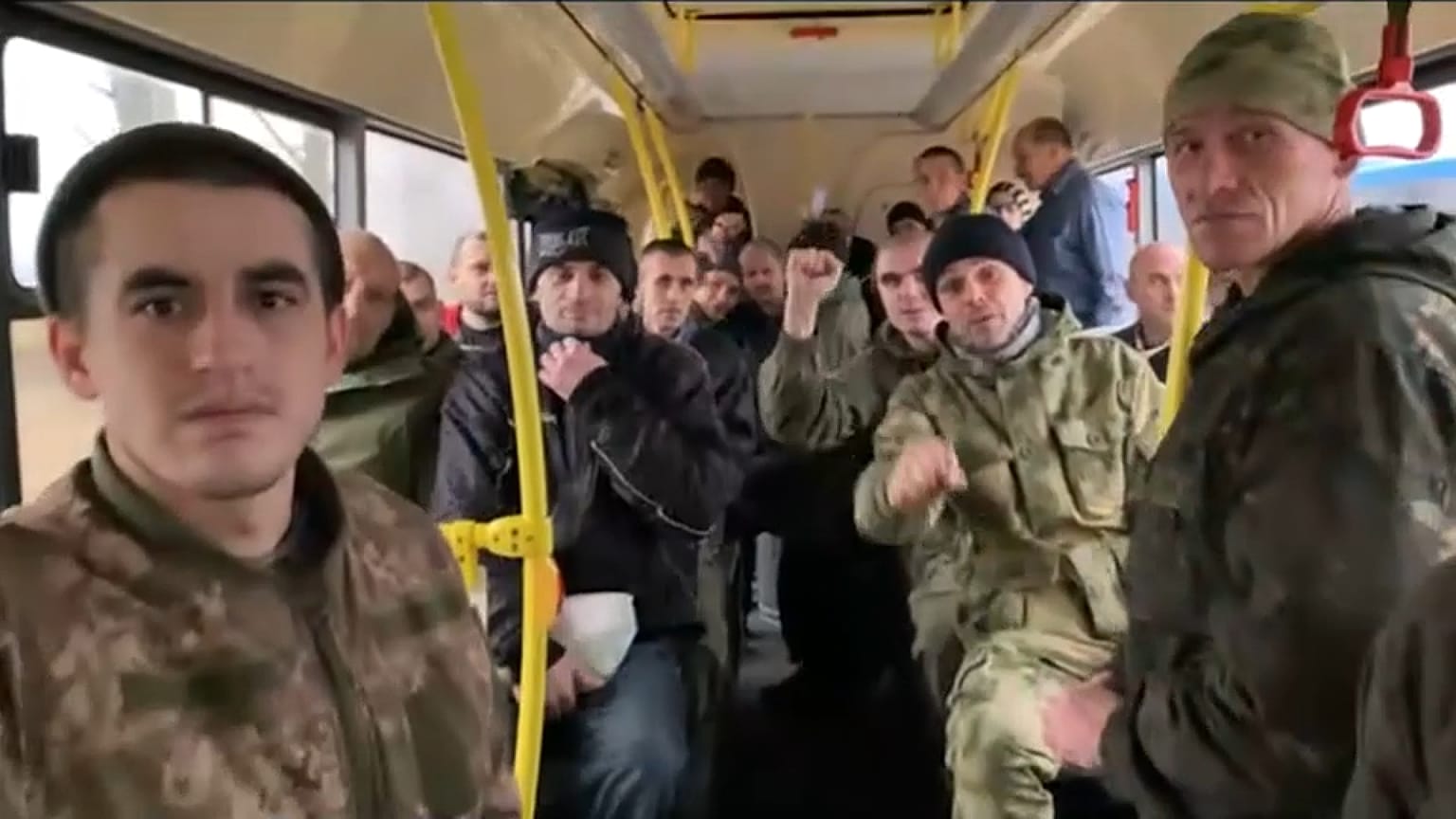 Intercambio de prisioneros de guerra en Ucrania