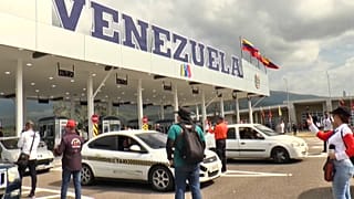 Reapertura del paso fronterizo del puente de Tienditas entre Venezuela y Colombia