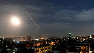 صورة أرشيفية لضربة جوية إسرائيلية على دمشق