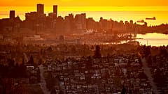 Vancouver'de gün batımı
