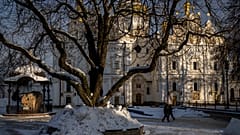 Успенский собор Киево-Печерской лавры 1 декабря 2022