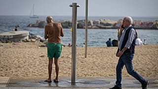 Praia de Barceloneta, em outubro do ano passado