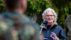 La ministre de la défense allemande Christine Lambrecht, le 08/10/2022 