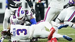 Damar Hamlin durante un partido