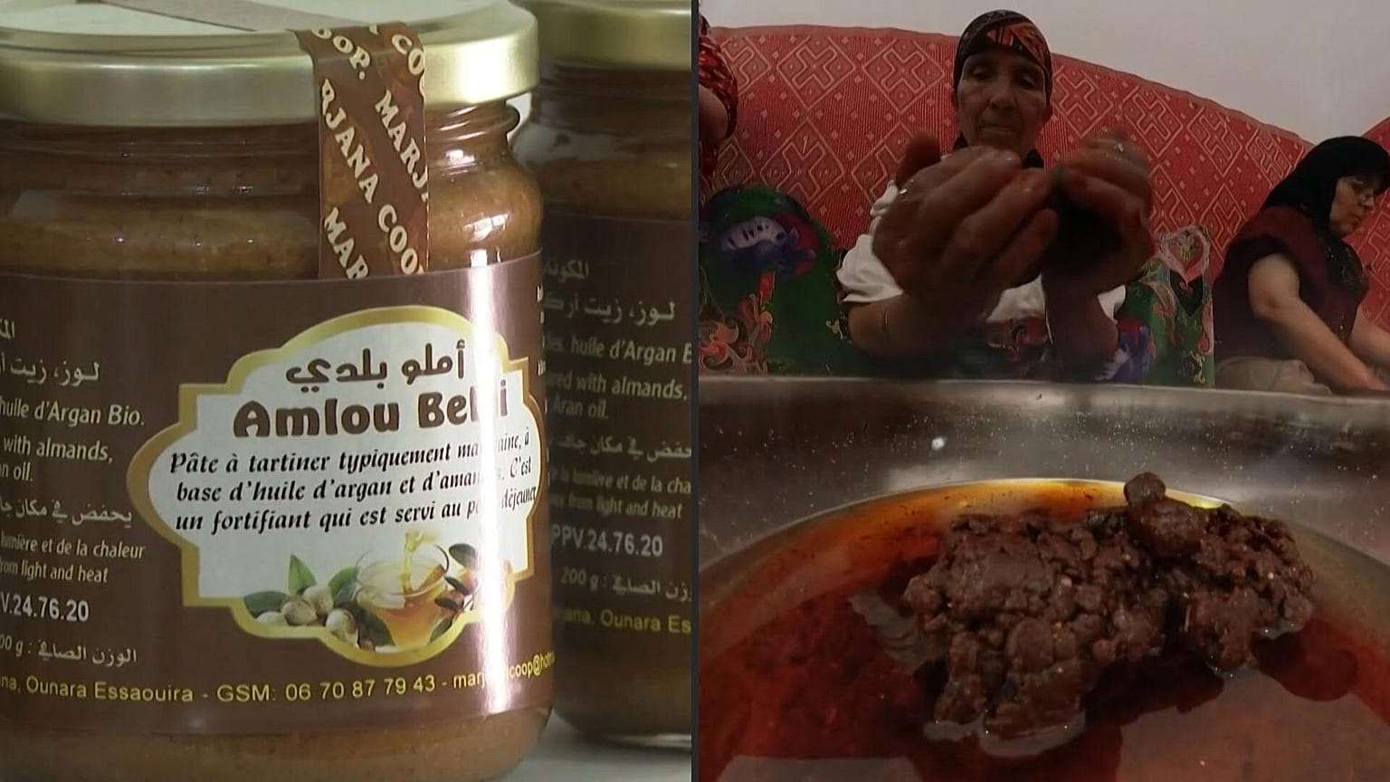 صناعة زيت الأرغان في المغرب.