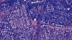 Satellitenfoto einer Berufsschule in der von Russland besetzten Stadt Makiwka am 20. Dezember 2022