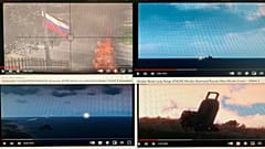 Capture d'écran de vidéos utilisant les images de jeux vidéos hyperréalistes.
