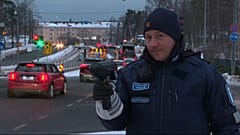 Polizeikontrolle in Helsinki