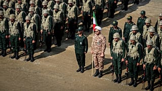 صورة أرشيفية لقوات من الحرس الثوري الإيراني