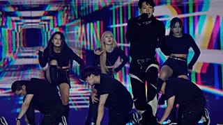 South Korean singer Rain performs during a K-Pop concert as part of Seoul Festa 2022 at Jamsil Sports Complex in Seoul, South Korea, Wednesday, Aug. 10, 2022