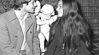 Sinema sanatçıları Olivia Hussey ve Leonard Whiting 