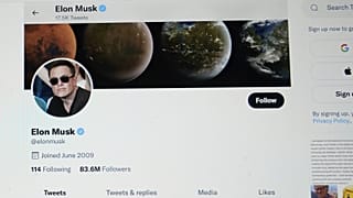 Elon Musk Twitter-fiókja