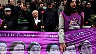 Marche d'hommage à six militants kurdes tués à Paris, en France le 4 janvier 2023