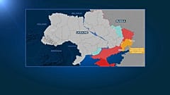 Карта боевых действий по данным ISW