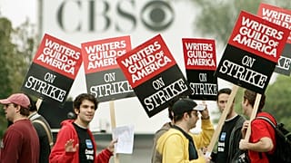 The last time screenwriters went on strike was in 2007-2008.
