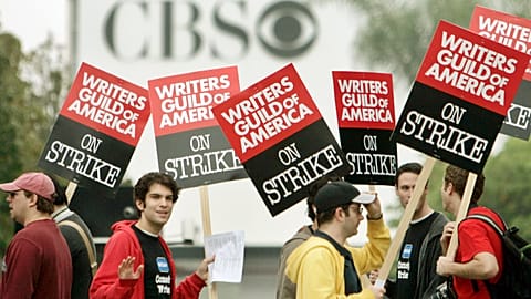 The last time screenwriters went on strike was in 2007-2008.