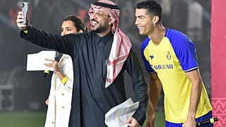 حفل تقديم رونالدو في ملعب النصر ستاد مرسول بارك 