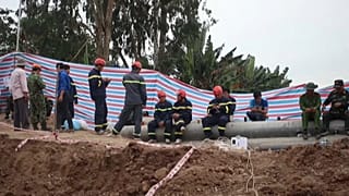 Rettungskräfte in Vietnam