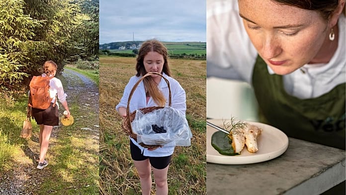 Foraging chef's forest finds fill restaurant plates on Isle of Man UNESCO biosphere