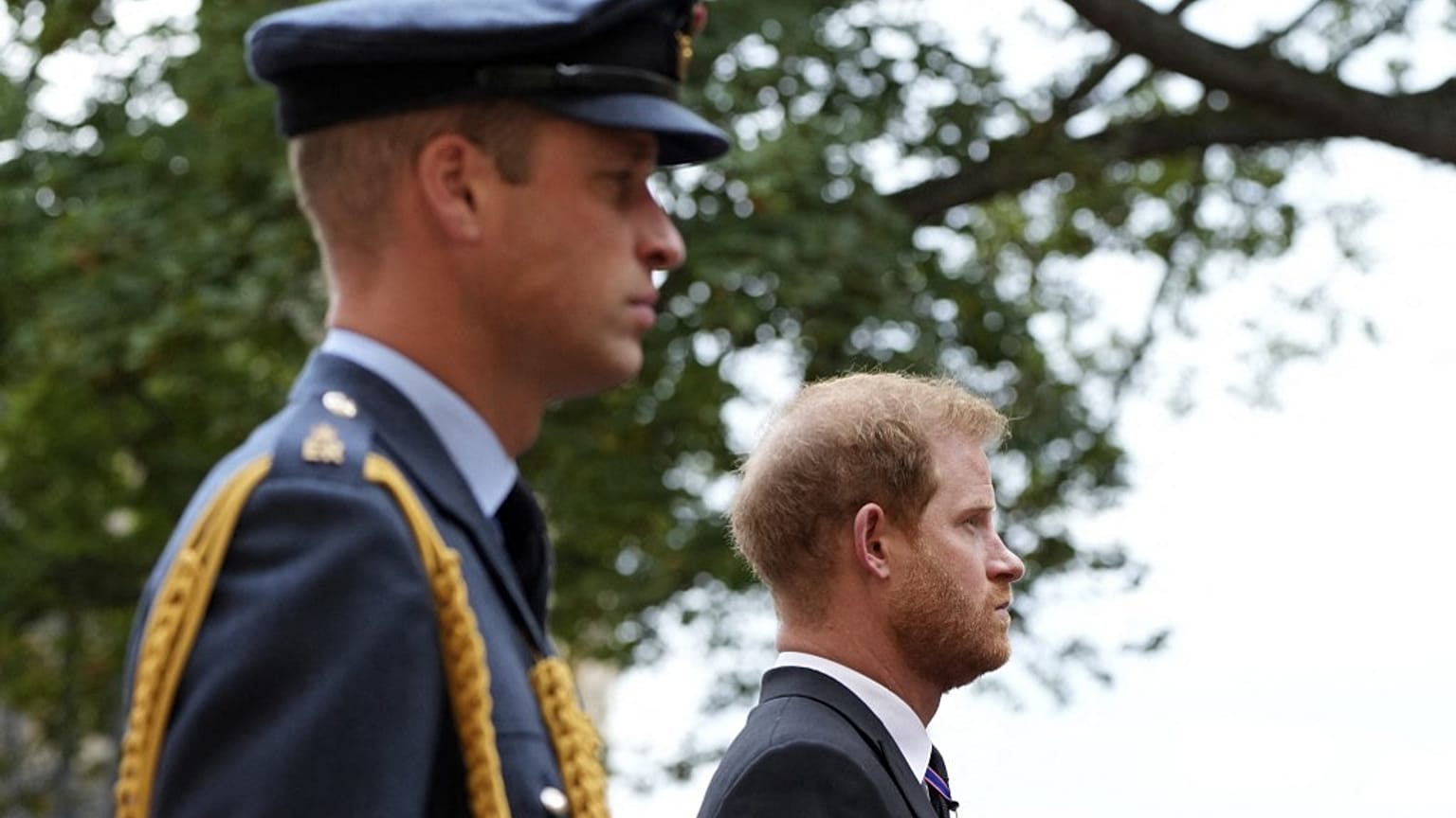 Prens William (solda) ve Prens Harry 