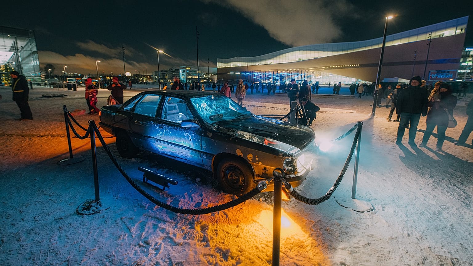 Maxim Velčovský – The Physical Possibility of Death in the Mind of Someone Living at the Lux Light Festival in Helsinki