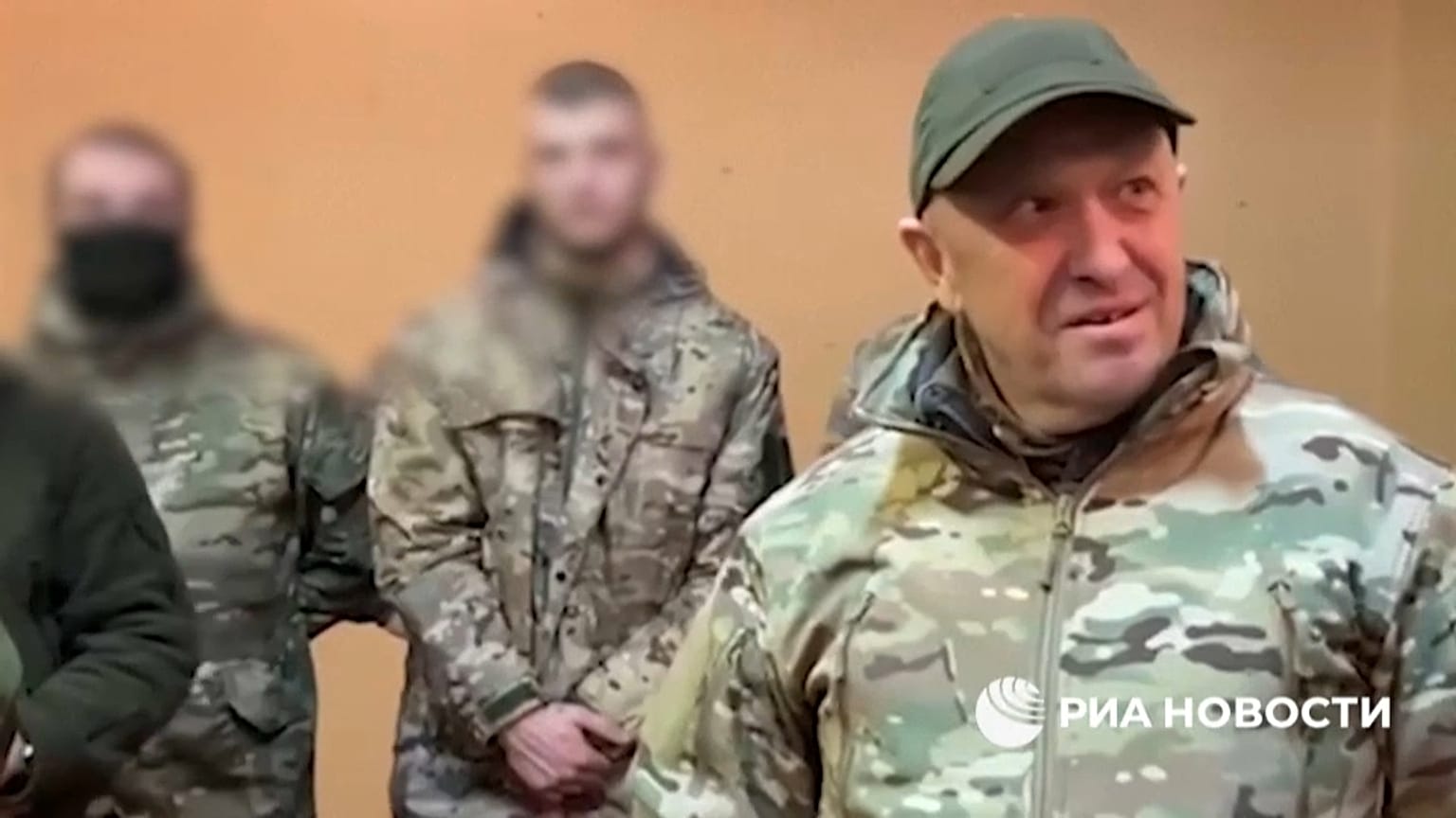 Yevgeny Prigozhin addressing Wagner mercenaries
