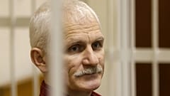 Archív fotó: Alesz Bjaljatszkij belorusz ellenzéki jogvédő
